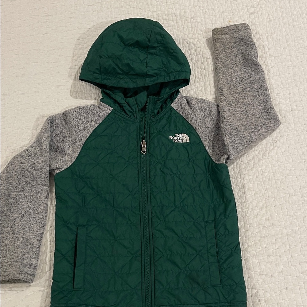 The North Face Forest Green and Heather Gray Jacket